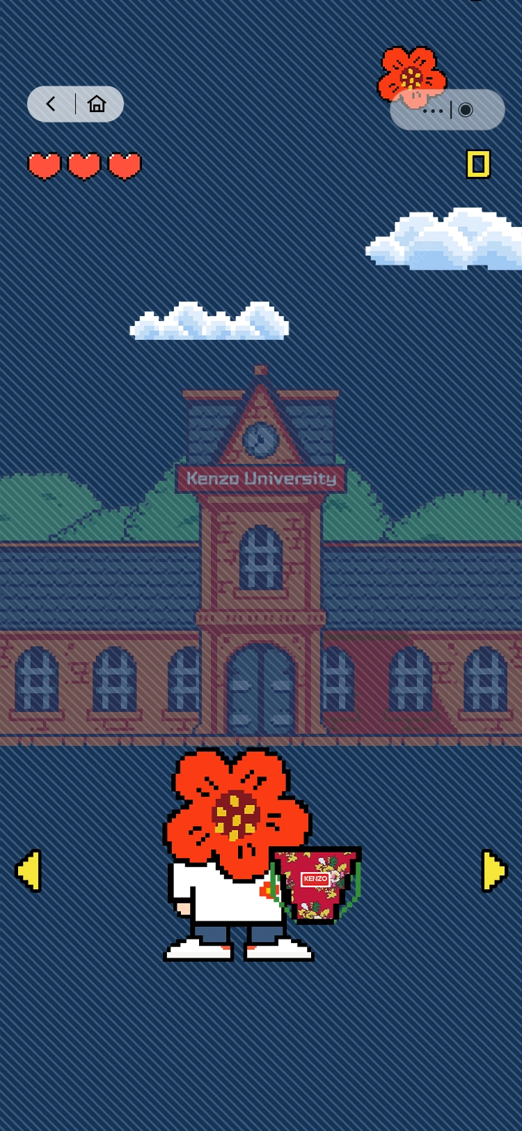 KENZO UNIVERSITY: 体育课,接住从天而降的花